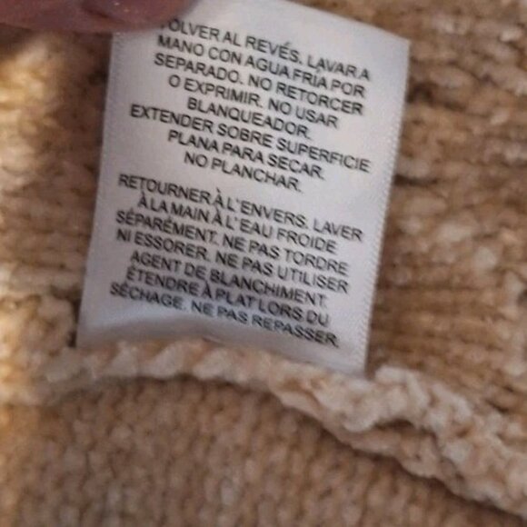 Alfred Dunner Women’s Petite Large Tan Long Sleeve Wrap Sweater - Picture 5 of 5